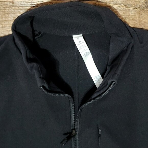 NWT Lululemon Men's Sojourn Windbreaker Jacket Black Medium Water-Repellent - Picture 3 of 12